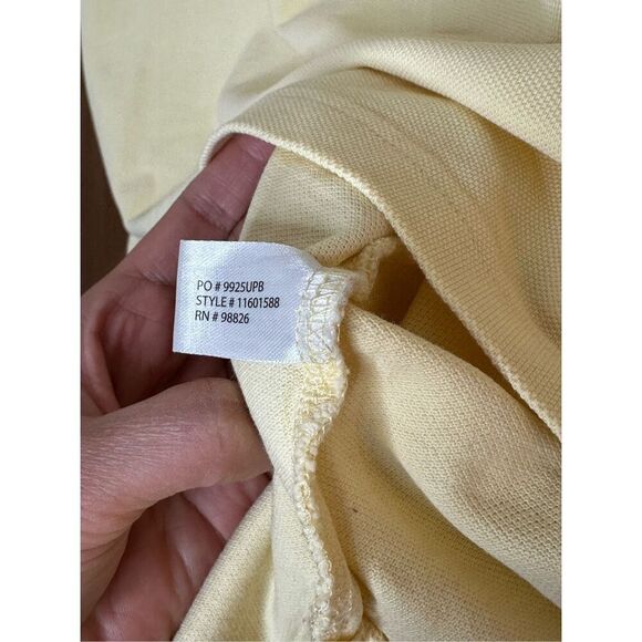 U.S. POLO ASSN.‎ 100% Cotton Yellow Polo Shirt, Men's Size Large - Picture 3 of 5